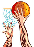 Basketball Hands Retro