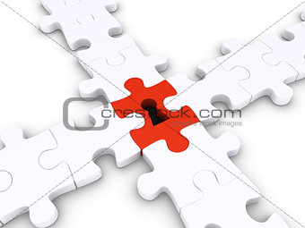 Special puzzle piece joins others