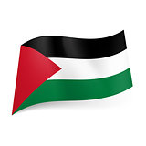 State flag of Palestine.