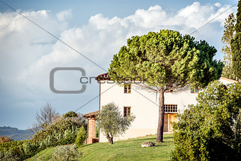 Typical house in Tuscany