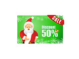 abstract christmas discount gift card