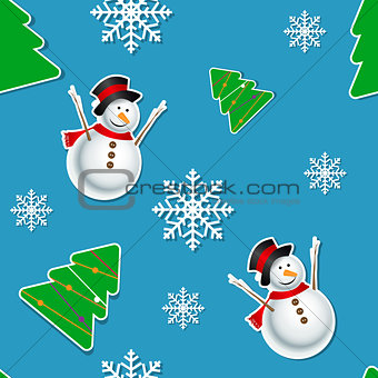 Abstract beauty Christmas and New Year seamless pattern backgrou