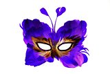 Mask of a butterfly for holidays and carnivals