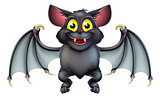 Cute Halloween Bat Cartoon