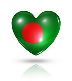Love Bangladesh, heart flag icon