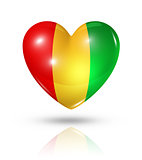 Love Guinea, heart flag icon