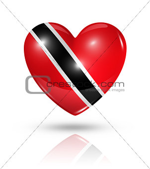 Love Trinidad And Tobago, heart flag icon