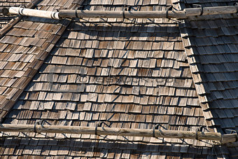 Ancient Roof with Snow Guards
