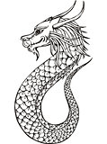cute oriental dragon