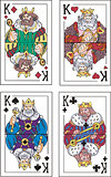 Playing cards. Kings