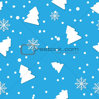 Abstract beauty Christmas and New Year seamless pattern backgrou