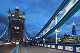 London Tower Bridge at twilight