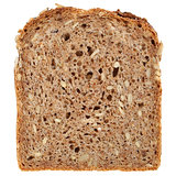 Slice of a whole wheat bread