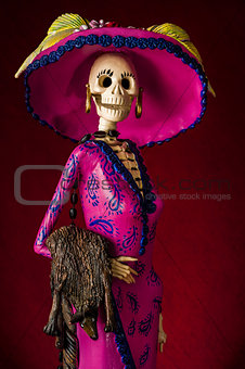 Day of the dead. Traditional mexican catrina