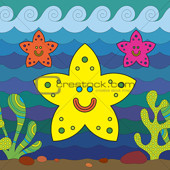 Stylize starfish