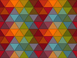 Vector Seamless Hipster Geometric Pattern 