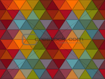 Vector Seamless Hipster Geometric Pattern 
