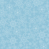 Vector seamless Pattern with Snowflakes 