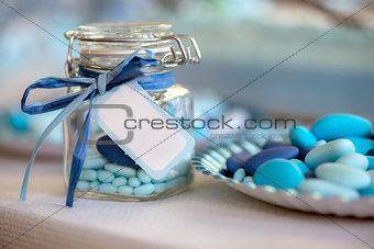 light blue candy birth