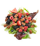 Spring Salad With Berries And Peanuts