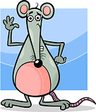 funny mouse cartoon illustration
