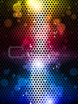 Colorful Rainbow Neon Party Background