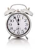Alarm clock, isolated over white background
