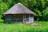 Wooden village storehouse