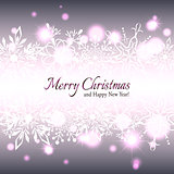  Christmas Star Snowflake Greeting Card
