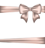 Elegant bow for packing gift