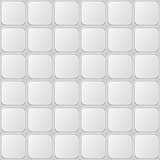 White Gray Tile Seamless Pattern with Shiny Square Elements