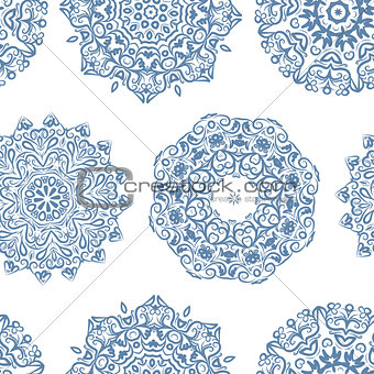 Vintage seamless pattern for your design