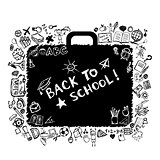 School bag sketch for your design