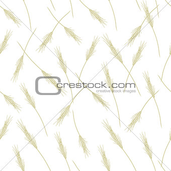 Wheat seamless pattern for your design