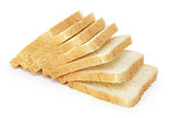 seven slices  of toast bread