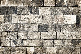 Vintage old style stone wall grunge background