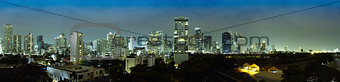 Panorama of night city - Thailand, Bangkok