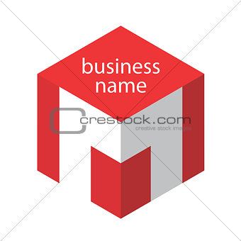 logo red cube