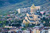 Big church in Tbilisi capitol of Georgia
