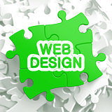 Web Design. Puzzle Concept.