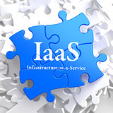 IAAS. Puzzle Information Technology Concept.