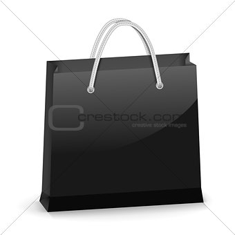 Black Shopping Bag