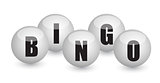 bingo balls illustration design concept