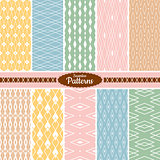 Collection of seamless pattern backgrounds