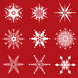 Christmas snowflakes designs
