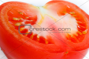 half a sliced tomatoes