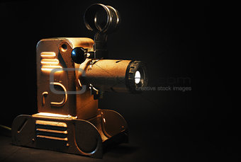 vintage slide projector