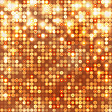 Gold abstract sparkling background with circles