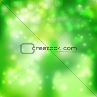 green white glow background