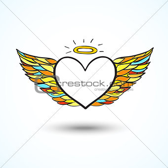 Angel heart background